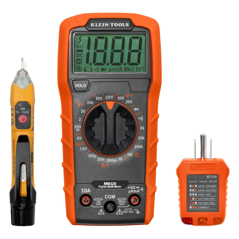 Untitled-design-2026-04-13T072250.507.png Klein Tools 69149P Electrical Test Kit with Digital Multimeter - Image 1