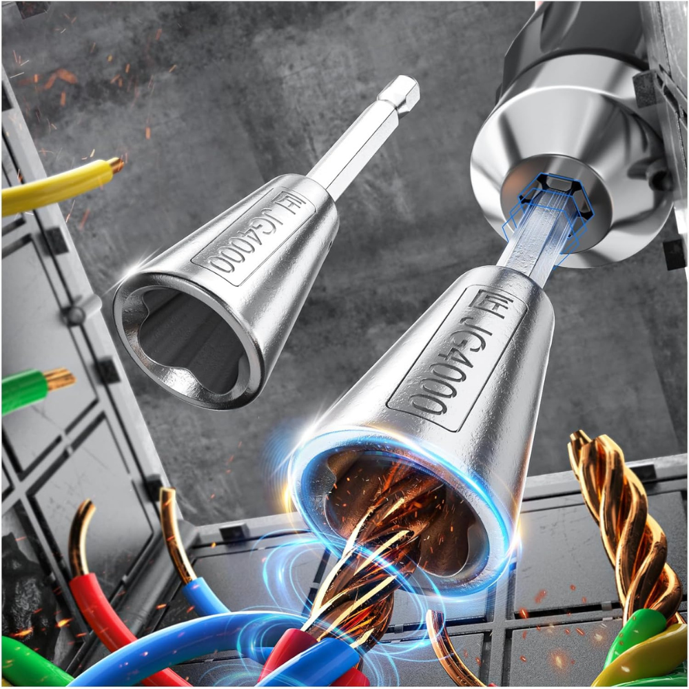 Untitled-design-2026-04-13T073146.587.png Wire Twister Tool for Drill, 6MM Hex Shank Wire Nut Twister - Image 1