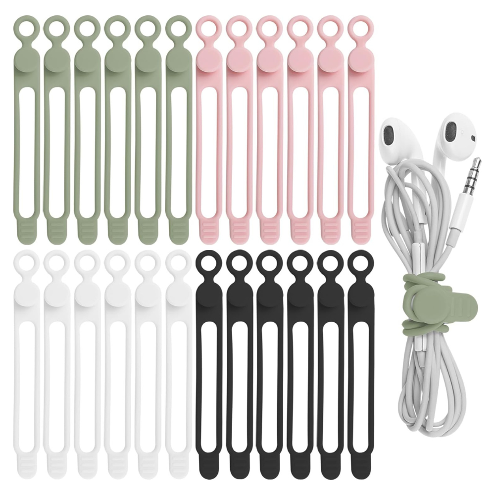 Untitled-design-2026-04-13T091259.203.png Nearockle 24Pcs Silicone Cable Straps Cord Organizer - Image 1